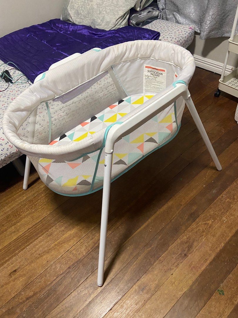 Fisher Price Stow N Go Bassinet for Babies Babies Kids Baby Nursery Kids Furniture Cots Cribs on Carousell