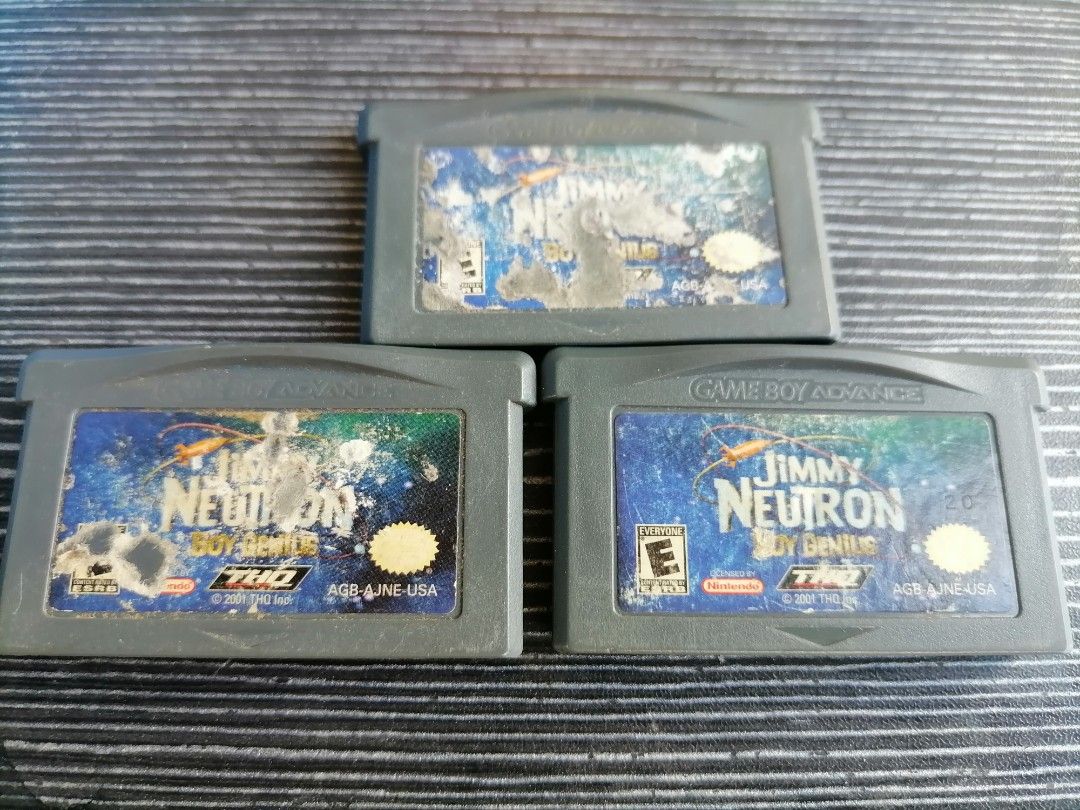 Gameboy Advanced Genius Gameboy advance game Jimmy neutron boy genius (original), Video Gaming ...