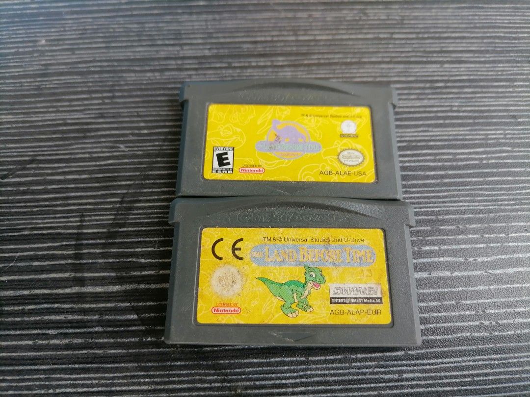 Gameboy advance game The land before time(original) (Category: Nintendo) located in Cainta. Submitted by apolloeleven33 (Listing ID 1293950755, Image 1). Description: Gameboy advance game The land before time(original) Price 480 each.