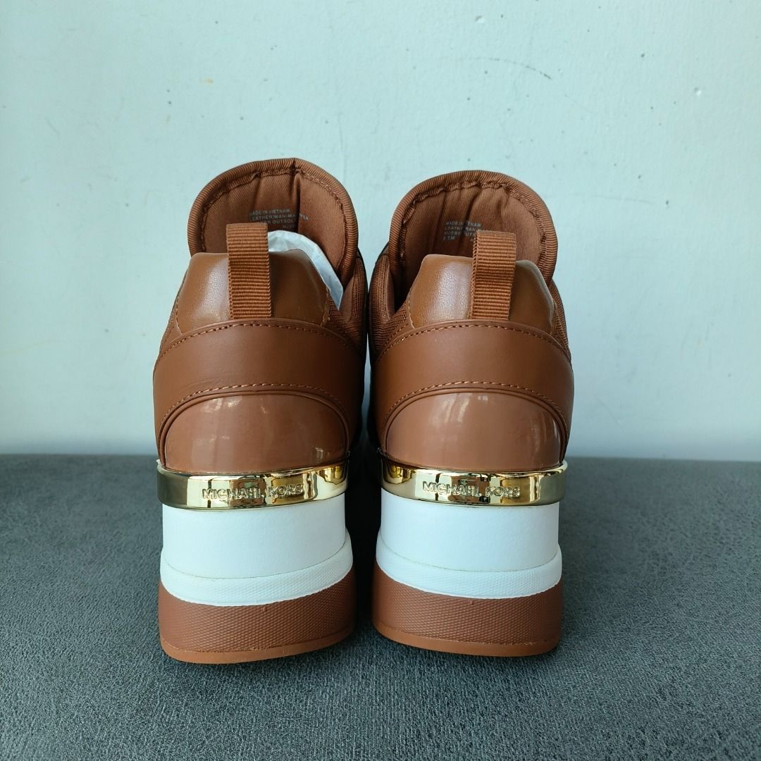 Georgie woven leather trainer store