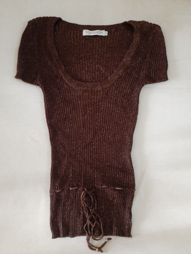 Topshop glitter top discount