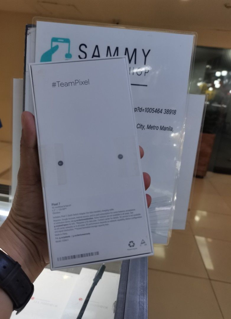 Google pixel 7 Us (Category: Google Pixel) located in San Juan City. Submitted by ronalynac40976 (Listing ID 1294026265, Image 2). Description: ‼️GOOGLE PIXEL‼️ Google pixel watch black/gold/silver jpn- 14,999 PIXEL 6 Pro 5g 12/128gb US Sunny- 23,999 Black- 27,999 PIXEL 6 Pro 5G 12/256gb US Black- 30,000 Pixel 7 8/128gb VZ Obsidian/Snow/Lemongrass- 21,000 Pixel 7 8/128gb US Black- 25,500 Pixel 7a 8/128gb Jpn Blue/white/Black- 20,500 PIXEL 7 Pro 5