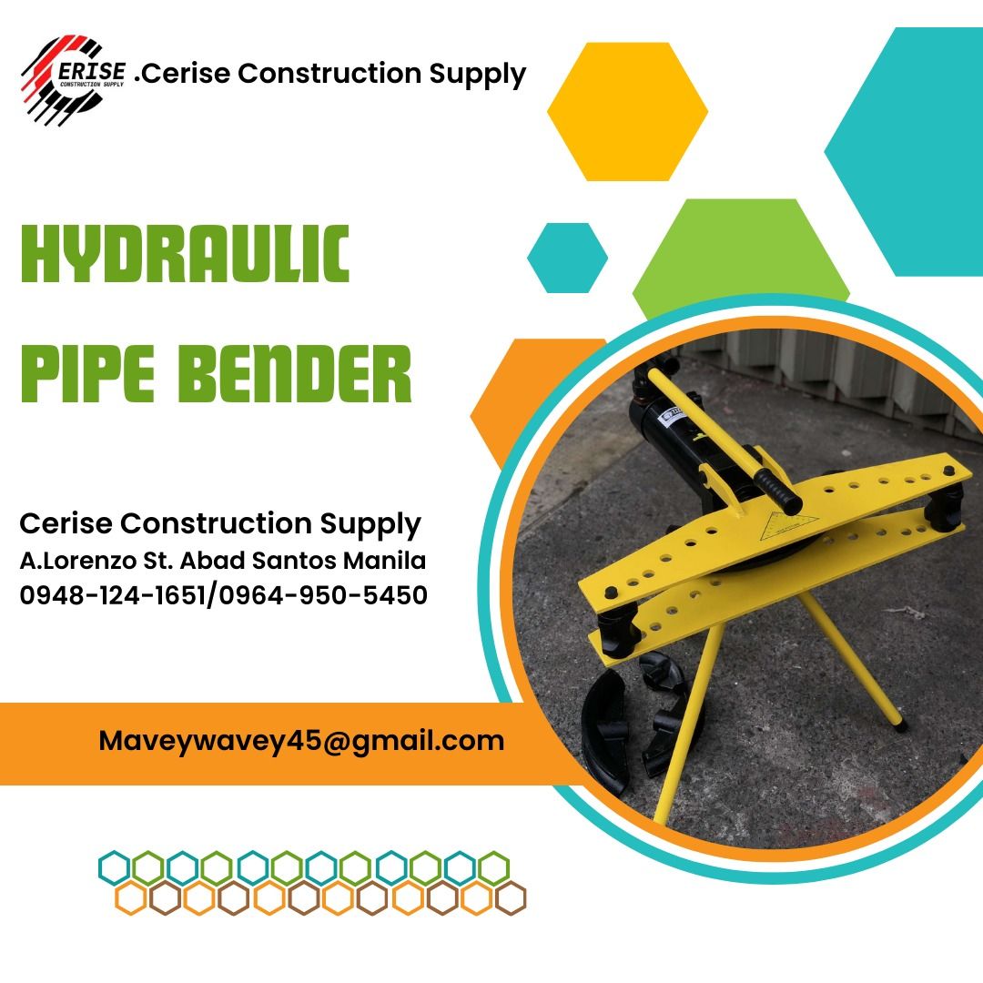 Hydaulic Pipe Bender, Commercial & Industrial, Construction Tools ...