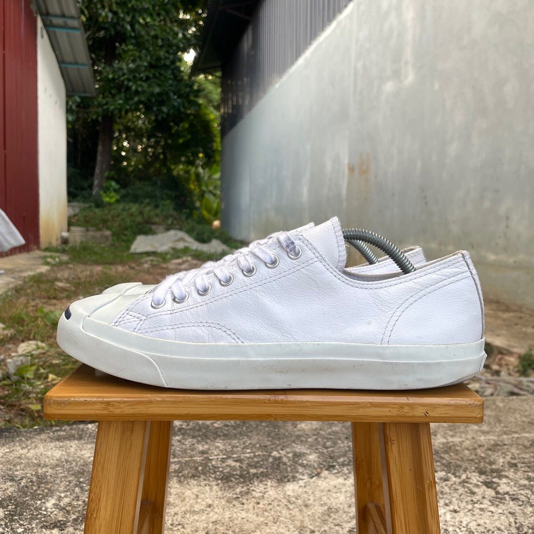 Jack Purcell Leather 0x All White L0w 9UK RM13O
