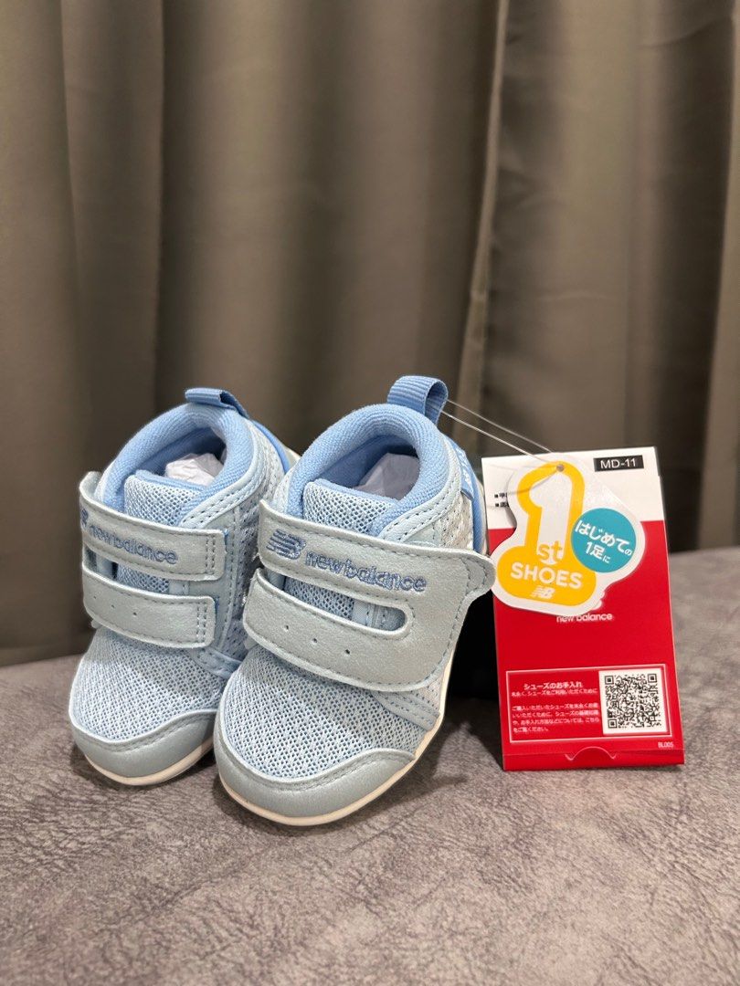 Japan New Balance 123 Baby Infant Shoe Blue Color