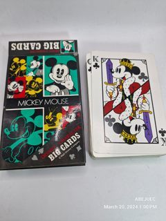 Jumbo Playing Cards by Disney Mickey Mouse