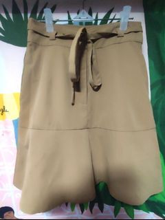 Khaki Skirt from Pomelo Fashion