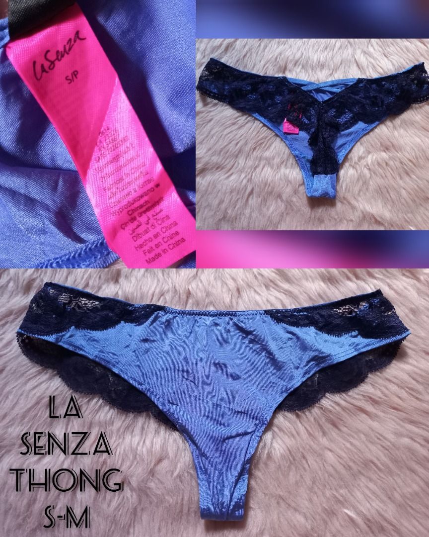 Thalia Sodi, Intimates & Sleepwear, Thalia Sodi Cheeky Tanga Lace Panties  Set Of 3 Womens Large New Or Used