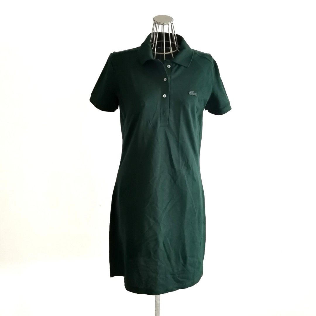 LACOSTE Women's Stretch Cotton Piqu Polo Dress, Women's Fashion, Dresses &  Sets, Dresses on Carousell