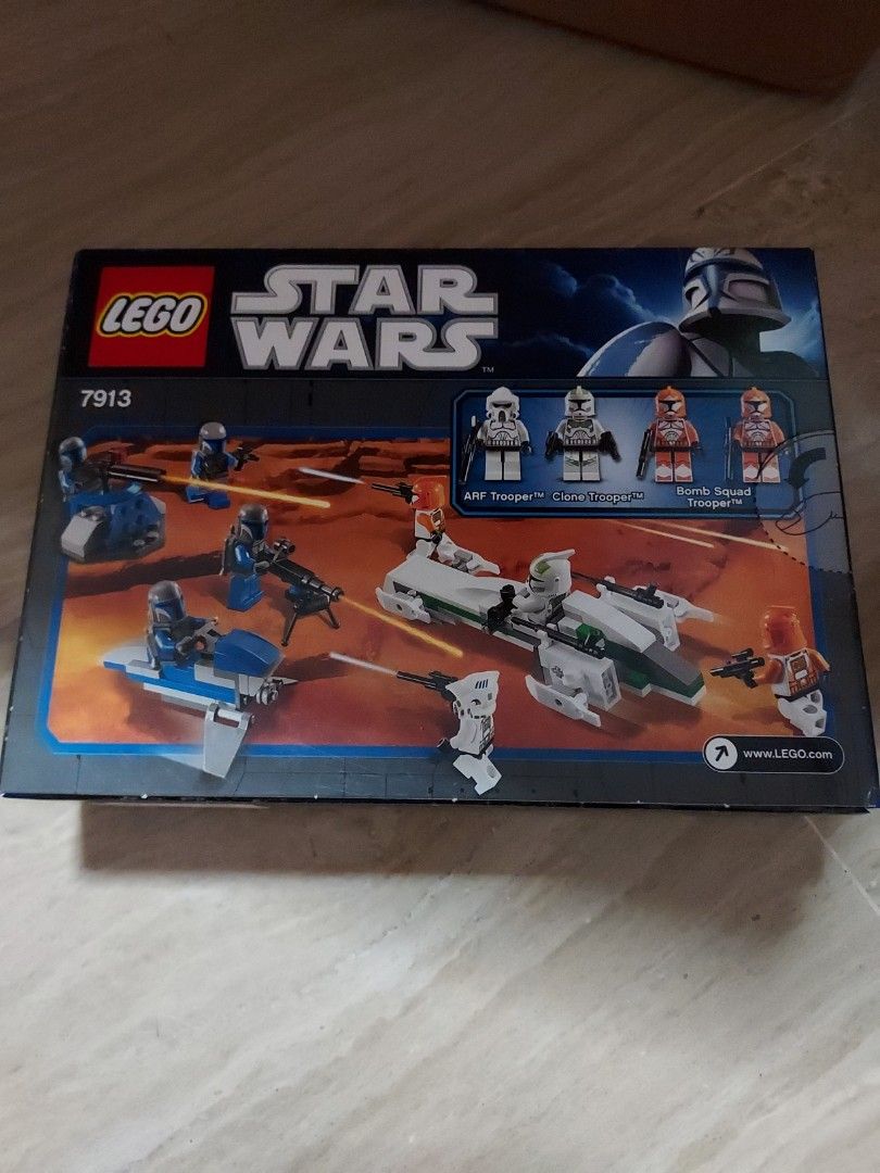 Lego Star Wars 7914 Mandalorian Battle Pack 7913 Clone Trooper Battle ...