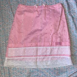 Light Baby Pink Coquette Cottagecore Skirt