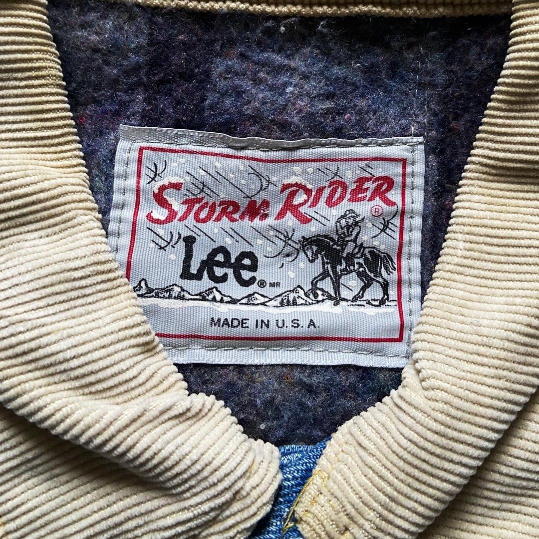 ラッピング不可】 Lee storm 古着 vintage 70s rider ブルゾン