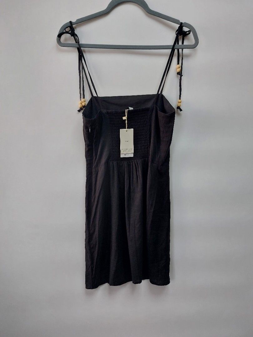 best black dresses for women Rosie Assoulin Women's Row, Row, Row Your Buttons Linen-Blend Maxi Dress - Buttercream