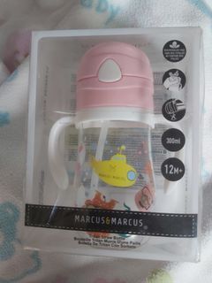 Marcus&Marcus Tritan straw bottle sippy cup 1 year and up