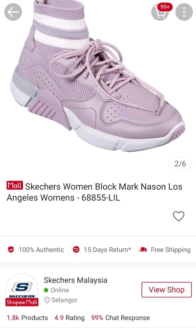 Mark Nason Skechers Purple Lilac Shoes