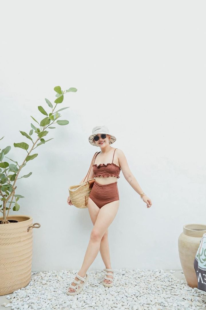 DIMENSIONAL RIBBON 終る SWIM WEAR ♡ AMERI