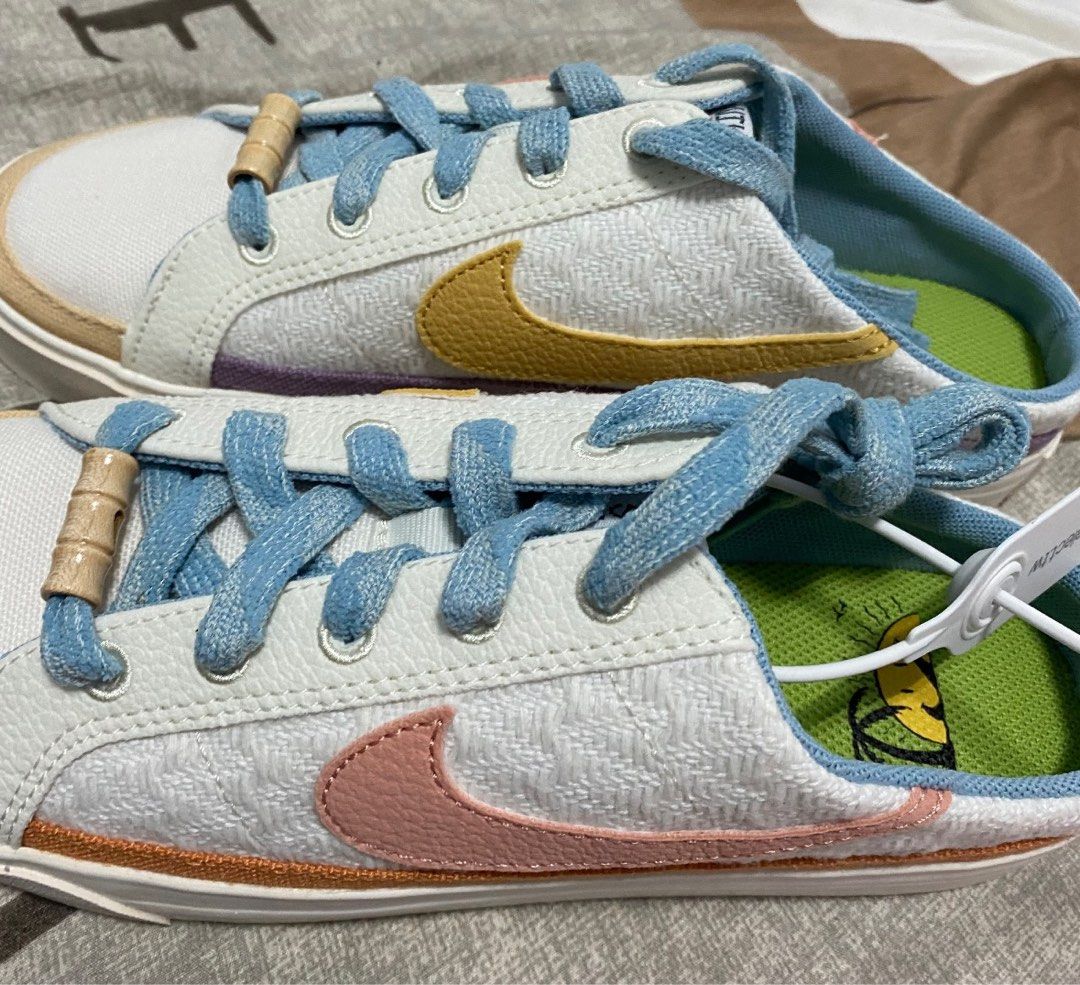 Nike Court Legacy Mule 穆勒鞋 奶茶 奶茶鴛鴦勾 懶人鞋 女鞋 她的時尚 鞋類 運動鞋、球鞋在旋轉拍賣