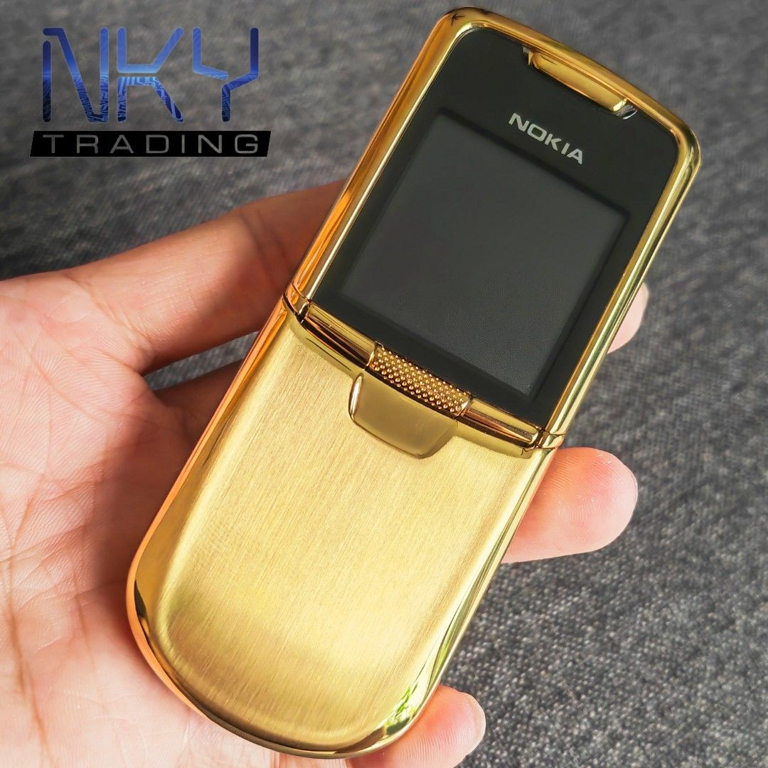 Original Nokia 8800 Gold Edition | Stainless Steel Body | NKY ...