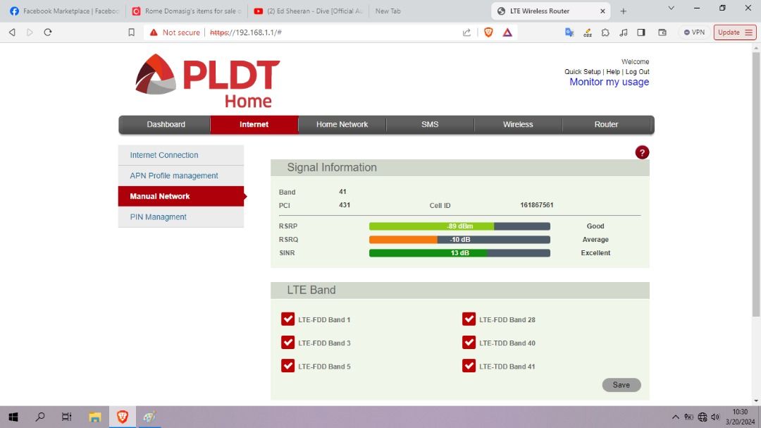 Pldt R051 openline full admin with bandlocking, Computers & Tech, Parts ...