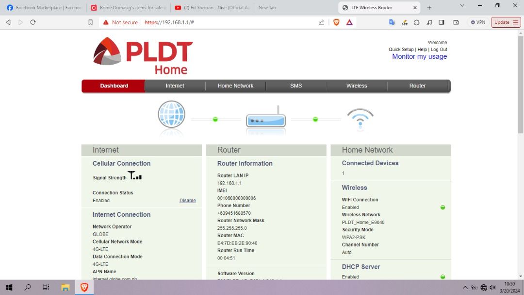 Pldt R051 openline full admin with bandlocking, Computers & Tech, Parts ...