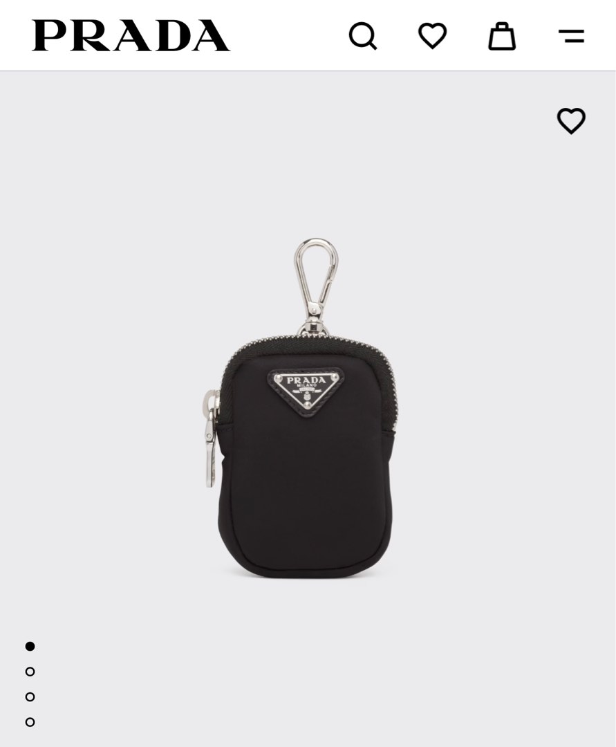 Prada re-nylon Pouch, Luxury, Accessories on Carousell