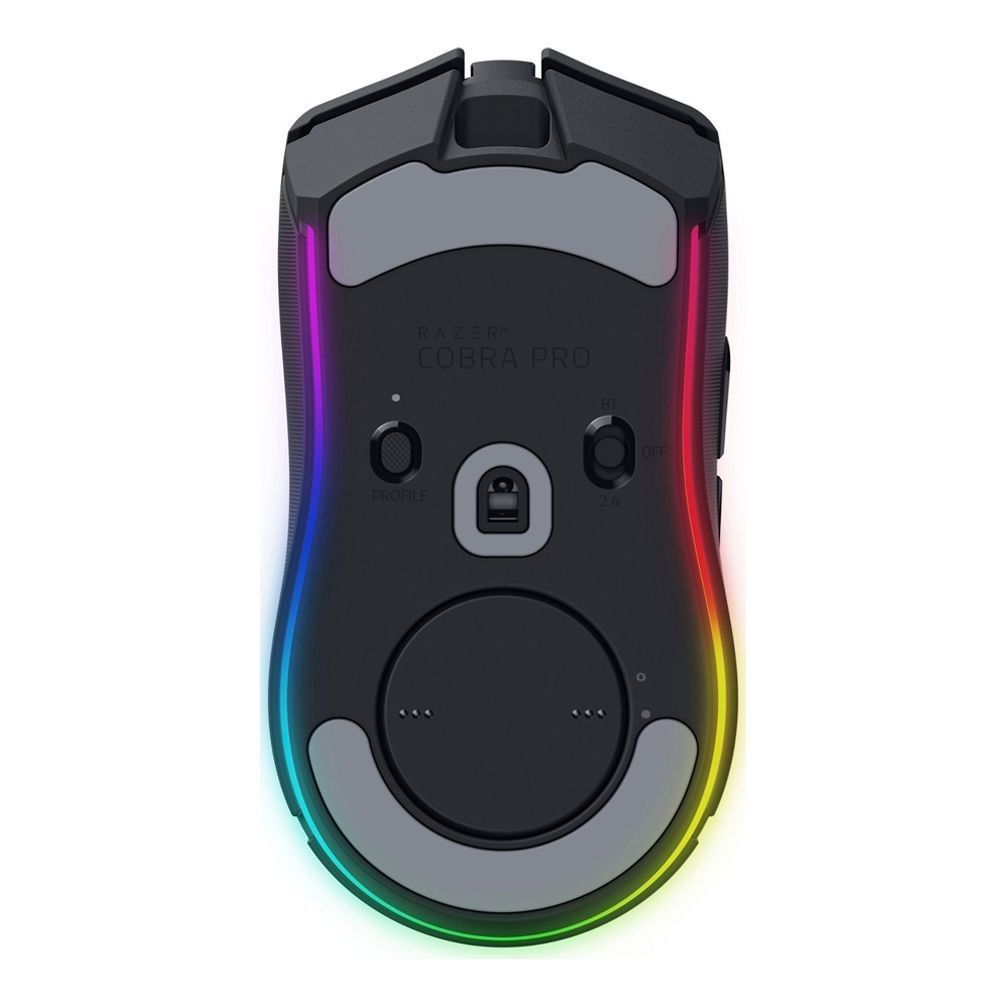 RAZER COBRA PRO CUSTOMIZABLE WIRELESS GAMING MOUSE (BLACK) (Category: Mouse & Mousepads) located in San Juan City. Submitted by blueswitchpc (Listing ID 1294011099, Image 3). Description: NEW STOCKS AVAILABLE📣📣 RAZER COBRA PRO CUSTOMIZABLE WIRELESS GAMING MOUSE (BLACK). Razer Cobra Pro Customizable Wireless Gaming Mouse with Razer Chroma™ RGB ● 10 Programmable Controls ● 11-Zone Chroma Lighting with Full Underglow ● Razer™ Focus Pro 30K Optical