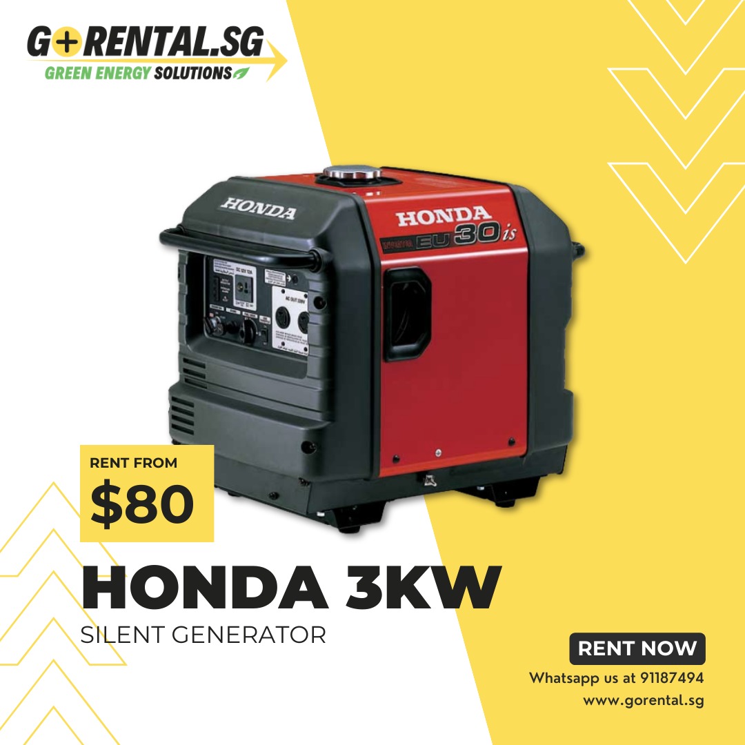 rent-honda-3kw-silent-portable-generator-everything-else-on-carousell