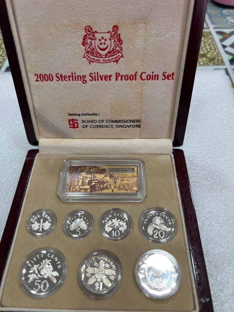 SMT 2000 Sterling Silver Proof Coin Set, Hobbies & Toys