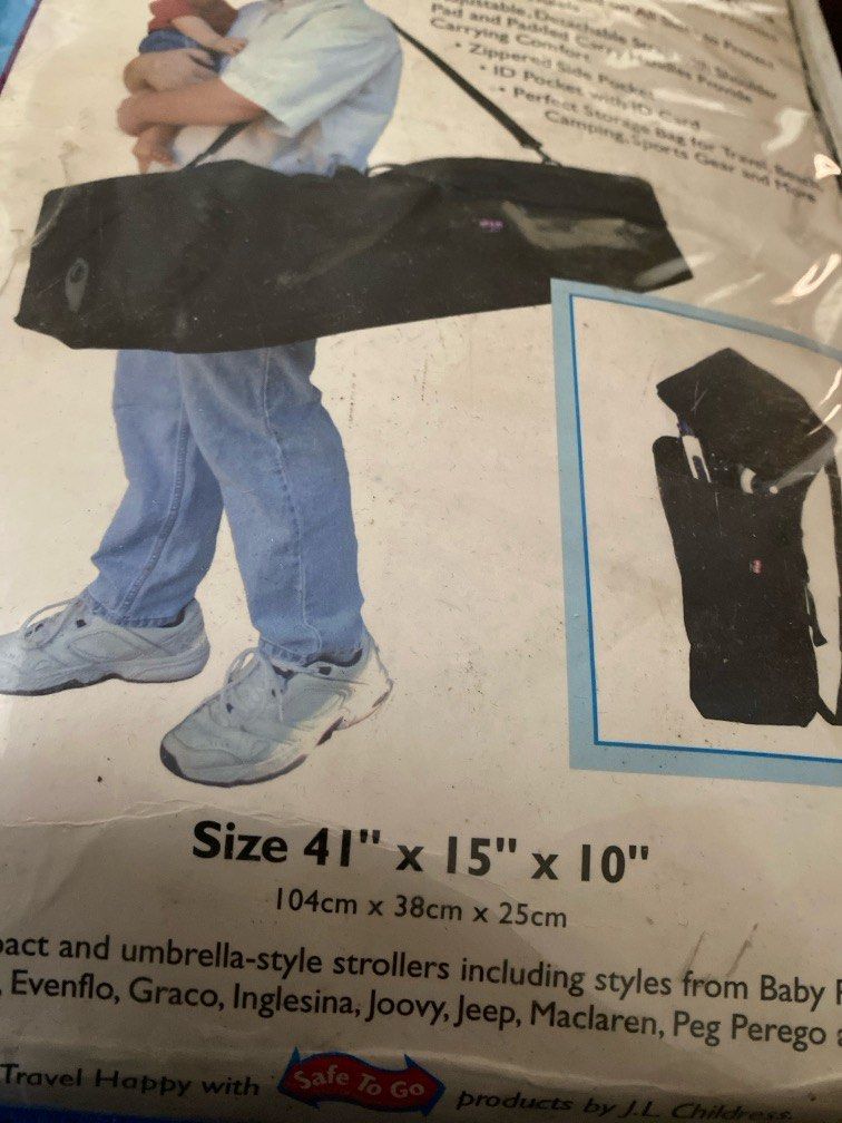 Stroller Travel Bag (Category: Carriers & Slings) located in Manila. Submitted by mnl.authentics_closet (Listing ID 1134444060, Image 2). Description: Good for traveling esp out of the country .