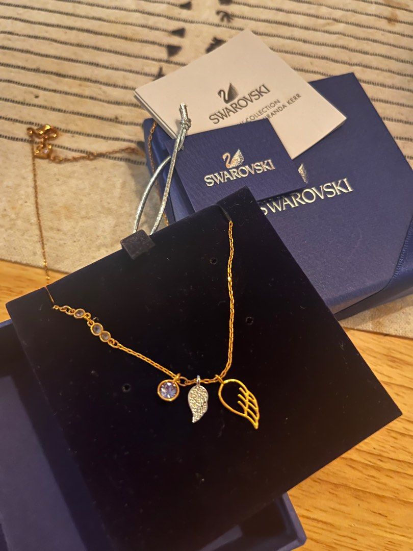 Swarovski duo wing necklace shop