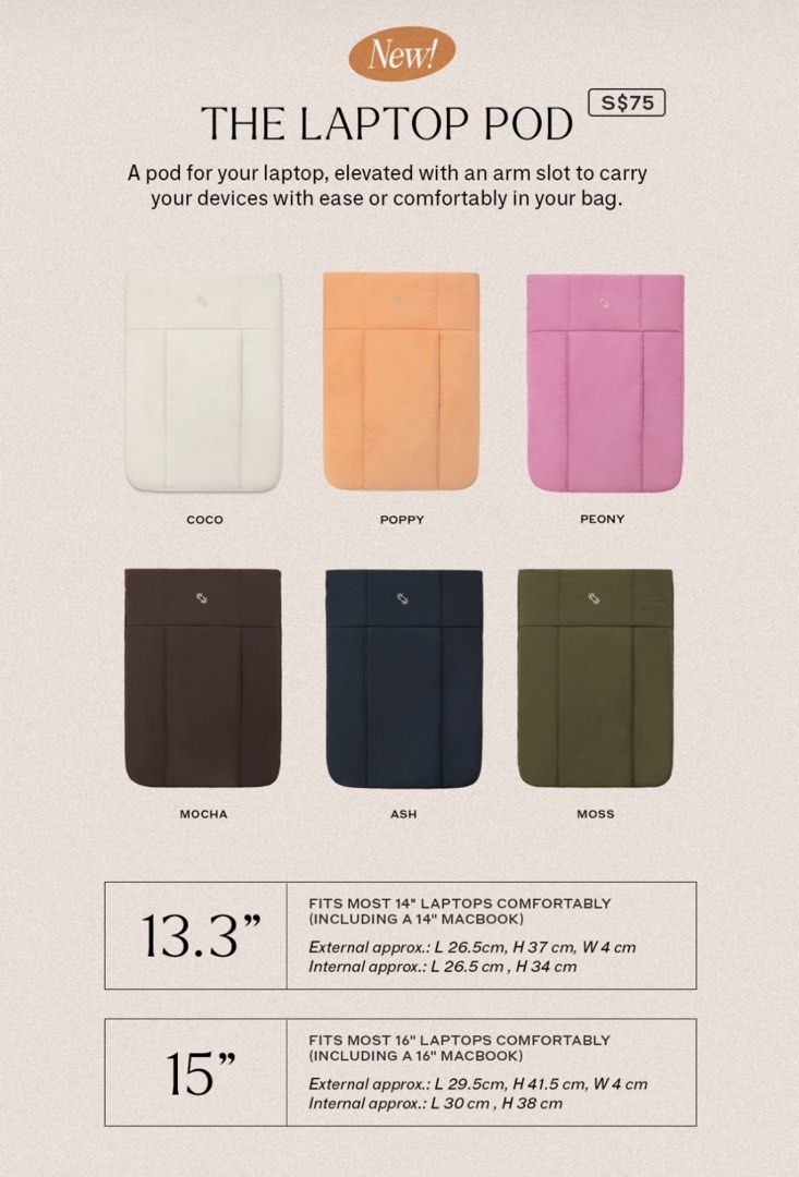 The Paper Bunny Laptop Pod (Category: Laptop Bags & Sleeves) located in Manila. Submitted by msgme (Listing ID 1293934241, Image 2). Description: No more on hand; PRE ORDER ONLY - no to fussy and impatient buyers please :) Message for available colors.