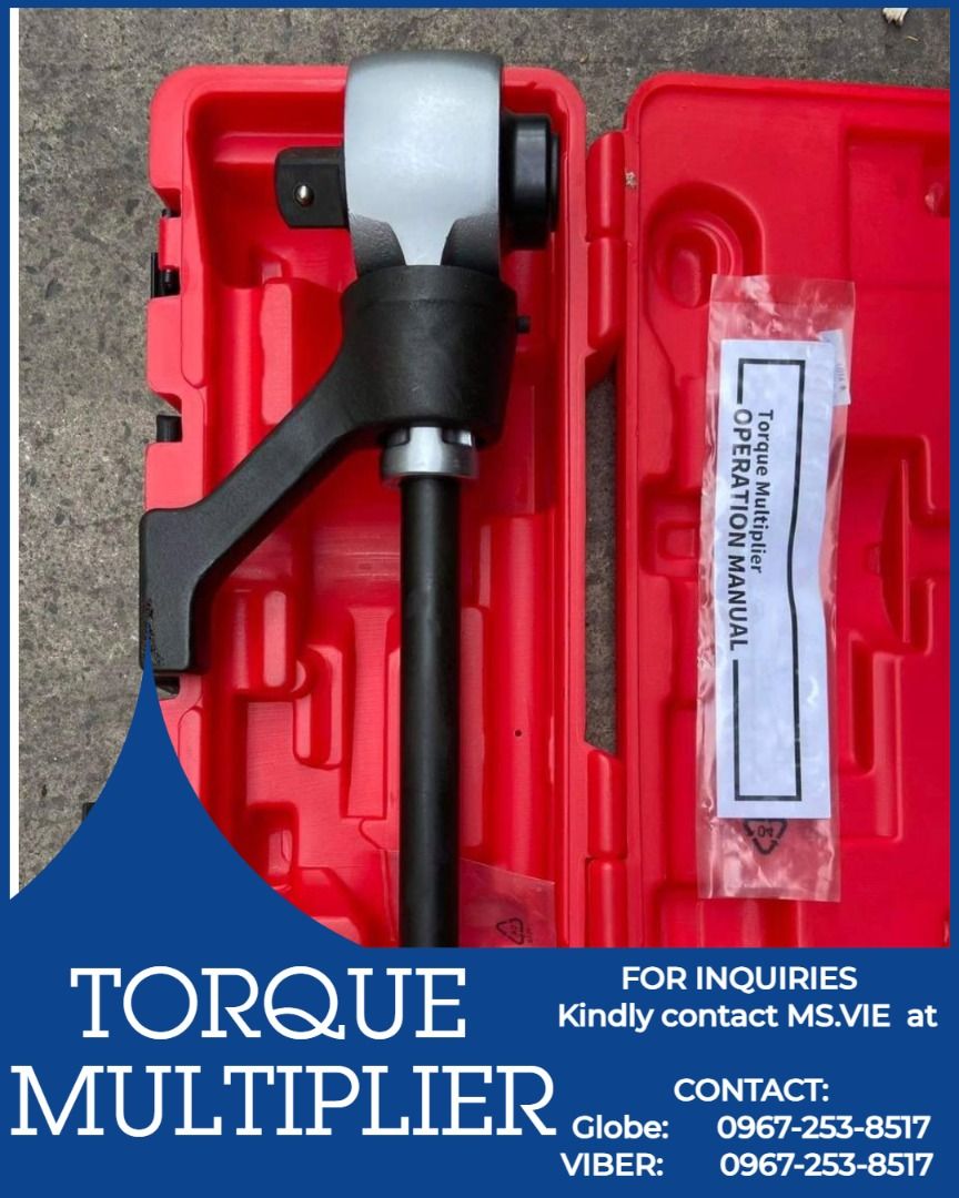 TORQUE MULTIPLIER (Category: Industrial Equipment) located in Caloocan City. Submitted by BANANUT (Listing ID 1293981520, Image 1). Description: ‼ ALL ITEMS ARE ON STOCK‼ SEND US A MESSAGE FOR INQUIRIES Kindly contact MS.VIE .