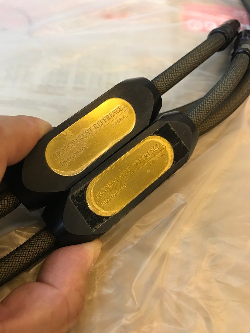 Transparent Cables Reference Cable (Category: Other Audio Equipment) located in Singapore. Submitted by insound.sg (Listing ID 1293959520, Image 1). Description: Pre owned Reference XL RCA interconnect 1.5M length.