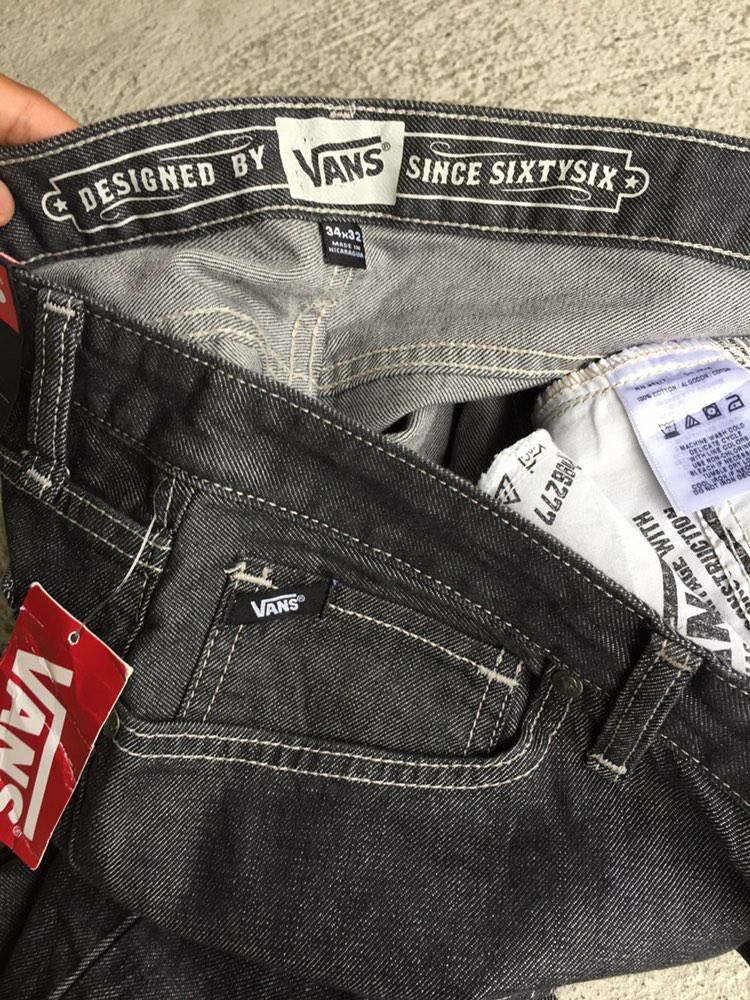 VANS SLIMBO DENIM PANTS Men s Fashion Bottoms Jeans on Carousell