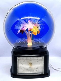 Vintage Fiber Optic Light/Mantle Clock From Japan