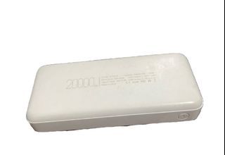 White Veger Powerbank 20000 MAH (up to 4 charges)
