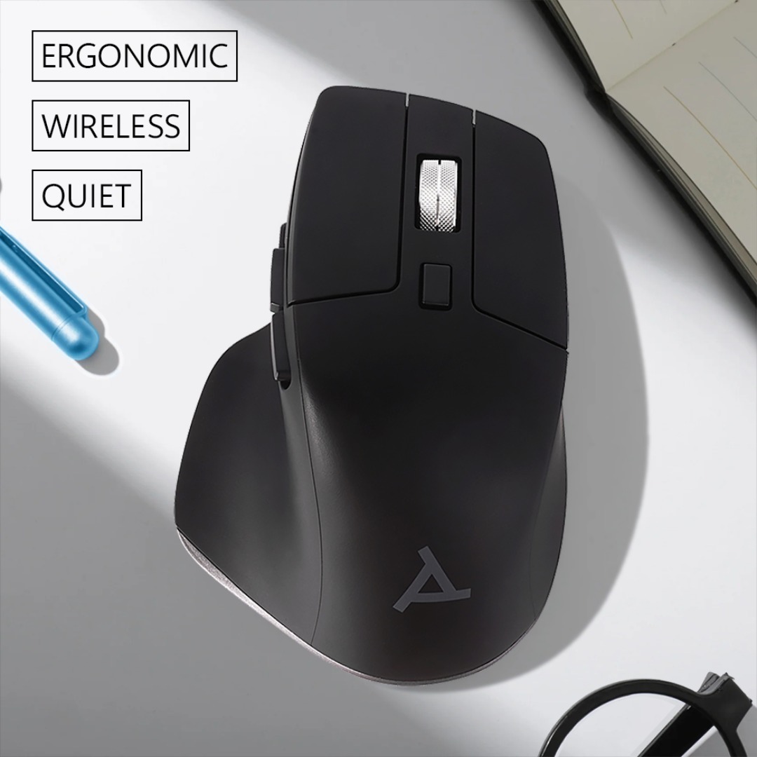 Wireless computer mouse STEAR Katachi - silent laptop mouse - ergonomic ...