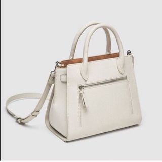 Zara Basics White Bag