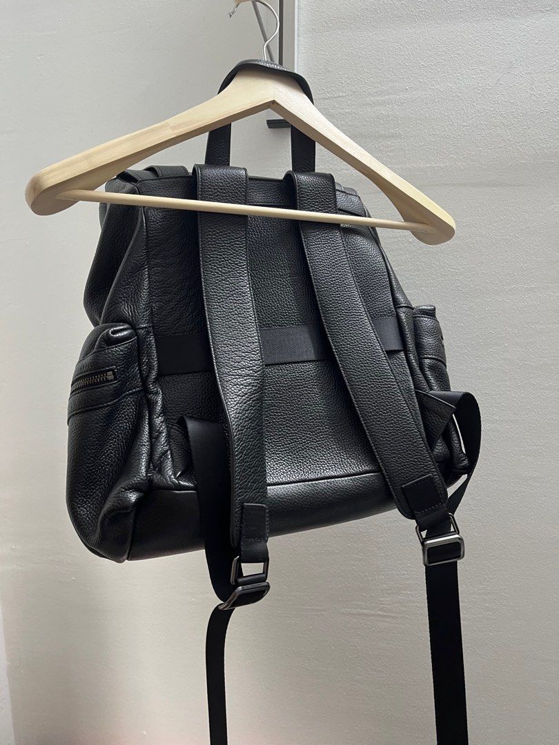 Zara LEATHER BACKPACK