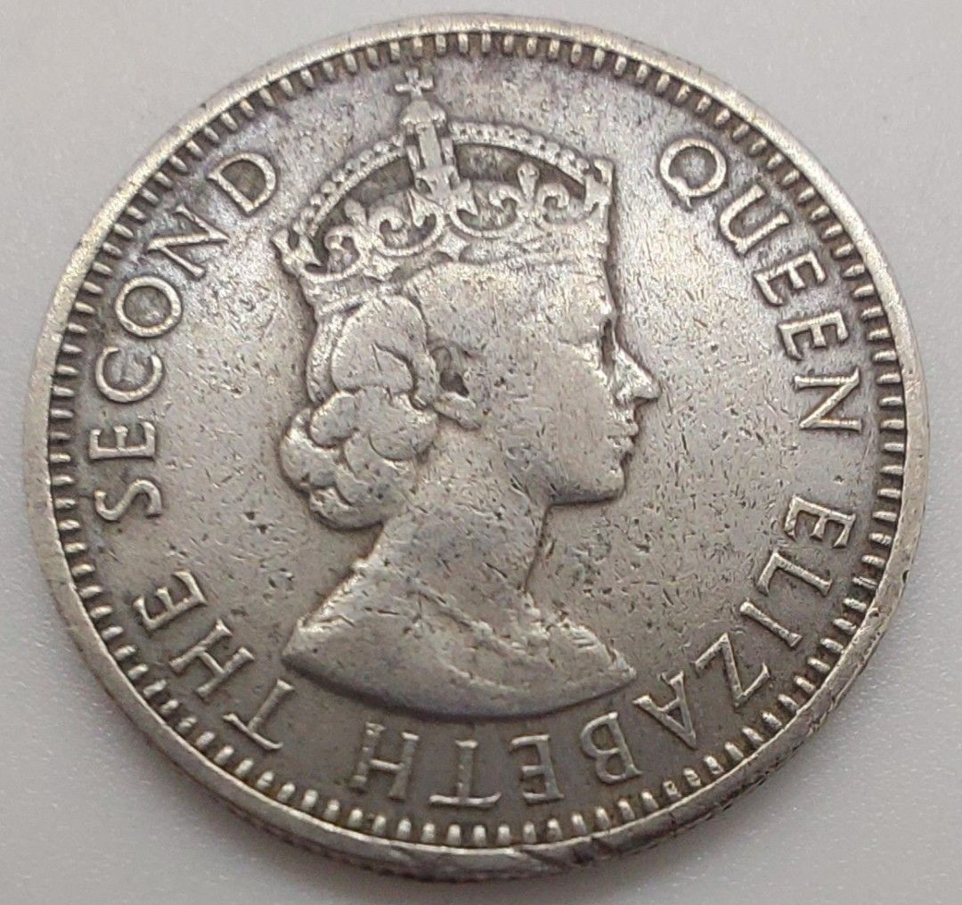 1957年英屬馬來西亞10仙/流通幣/1957/British Malaya Ten Cents/Circulation coins, 興趣及遊戲,  收藏品及紀念品, 錢幣- Carousell