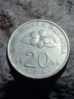 20 sen 1998 malaysia