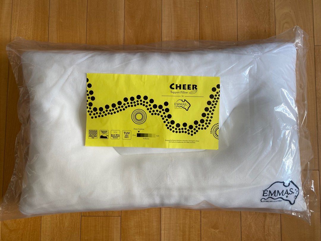 澳洲Emma枕頭2個Cheer Super Pillow 2 packs, 傢俬＆家居, 床具浴巾