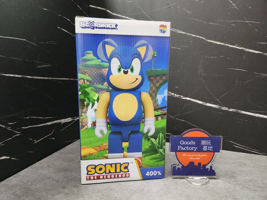 Bearbrick SONIC THE HEDGEHOG 400% Be@rbrick Medicom Toy 100