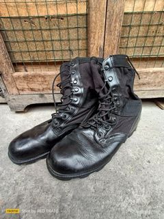 💯 Gibson's Combat Boots size 9.5