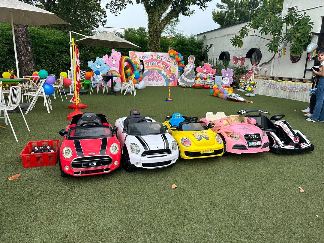 Electric toy car rental best sale