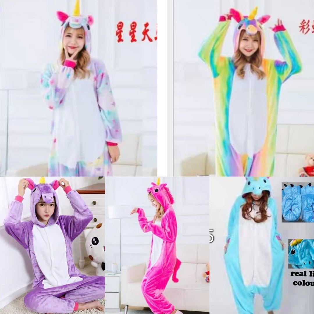 Rainbow unicorn kigurumi discount