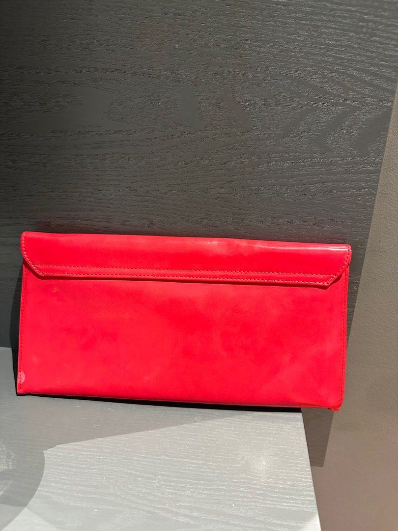 Aldo red clutch bag online