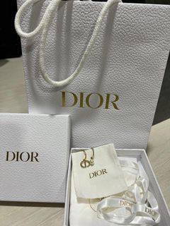 Authentic Christian Dior Petite CD Earrings