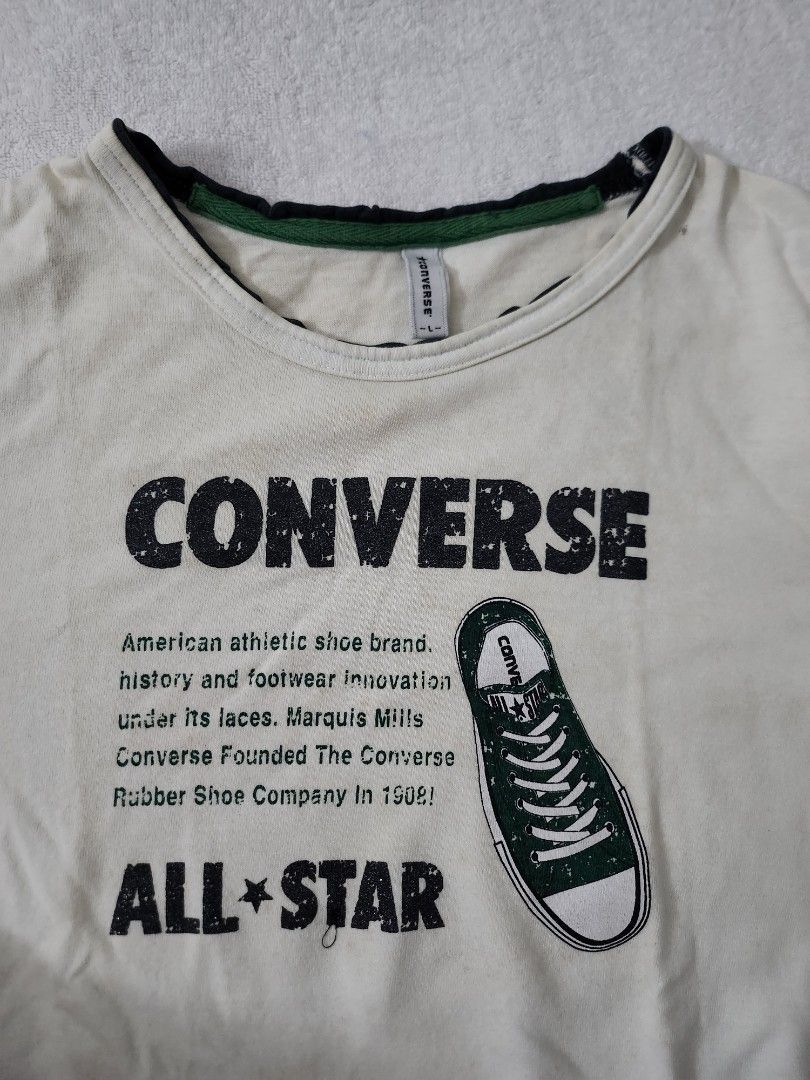 BAJU CONVERSE ORIGINAL THRIFTING Fesyen Pria Pakaian Atasan di Carousell
