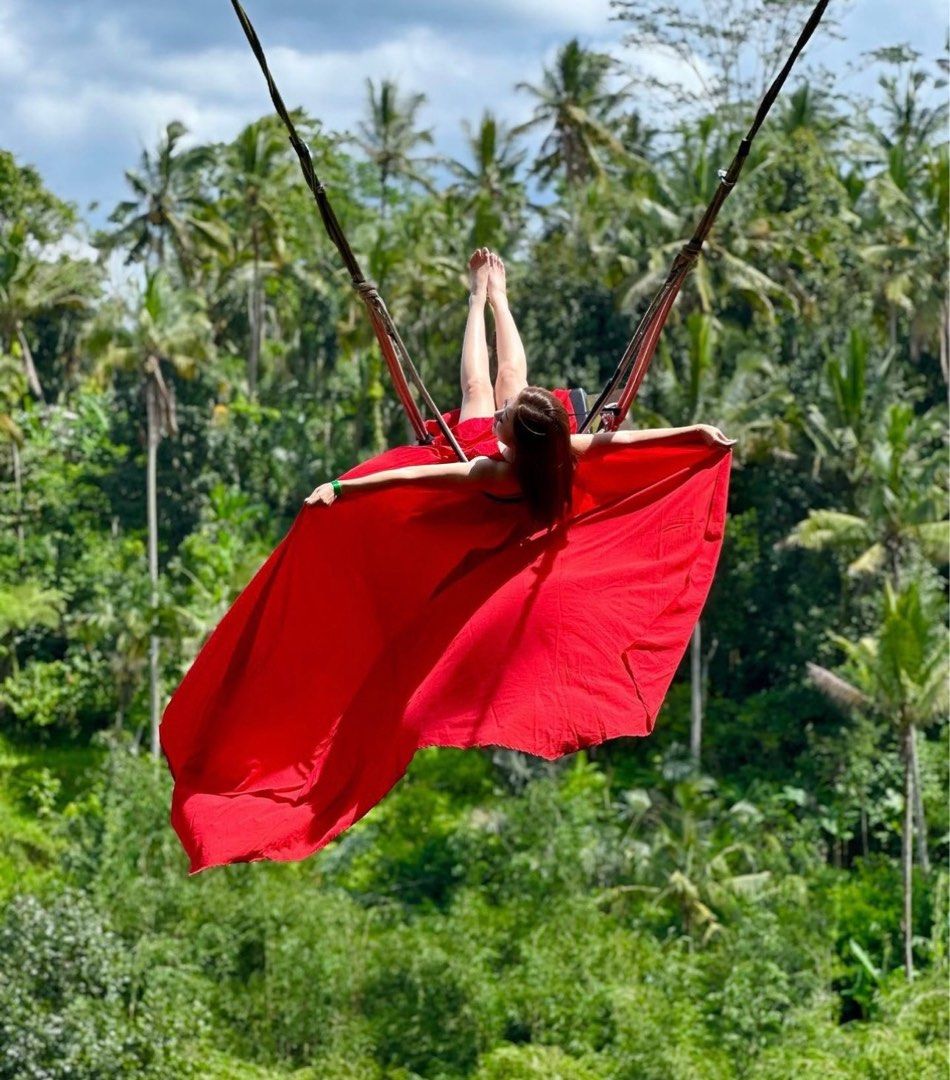 Bali Vibes Red Maxi Dress SHEIN, Women's Fashion, Dresses & Sets, Dresses  on Carousell